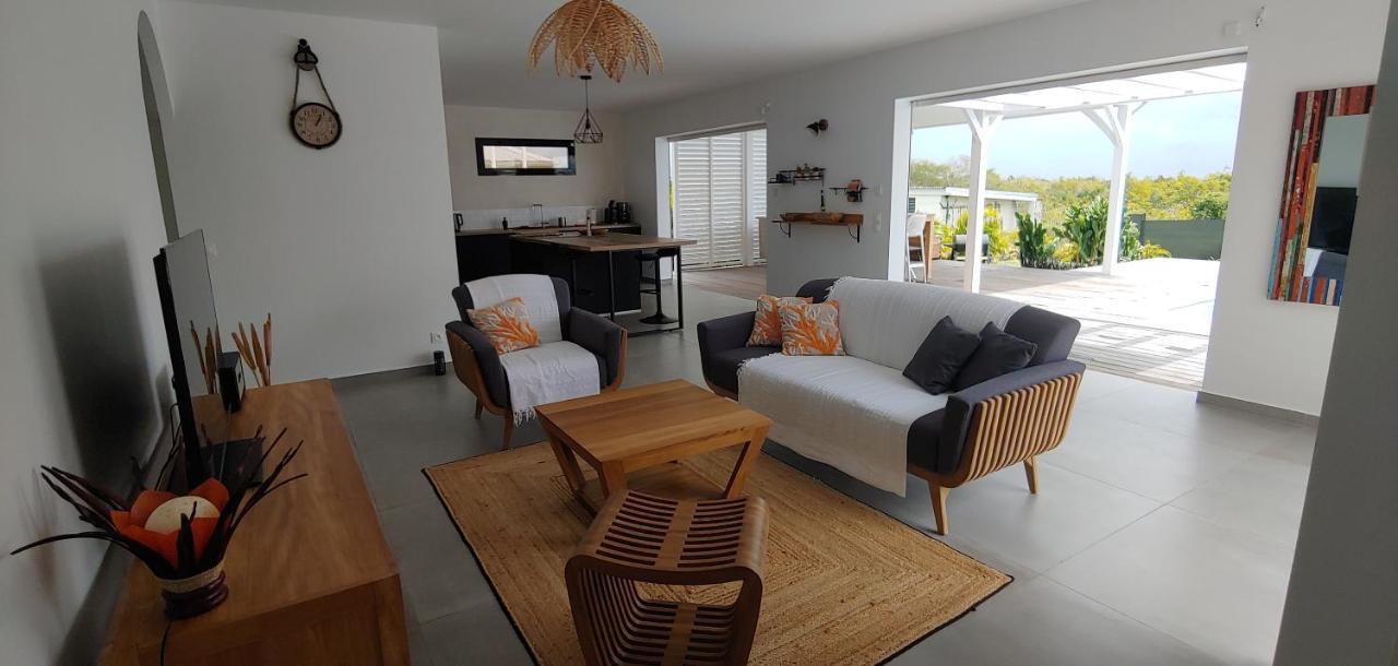 Villa Fleur De Goyave - Tres Bien Ventilee - Vue Degagee Saint-Francois  Exterior foto